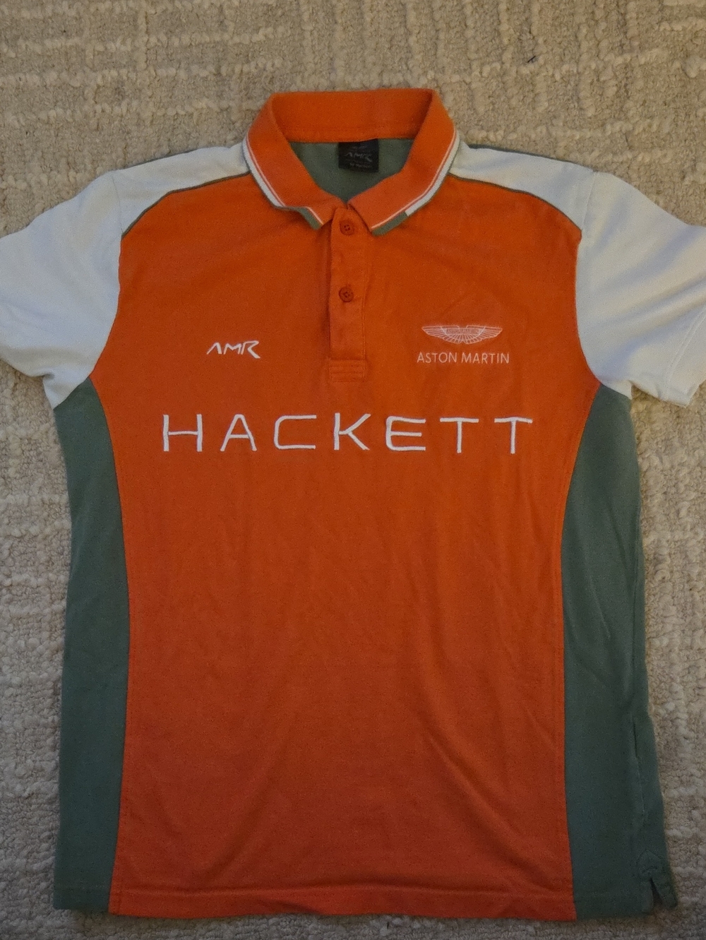Hackett London x Aston Martin Racing AMR Polo Shirt, M